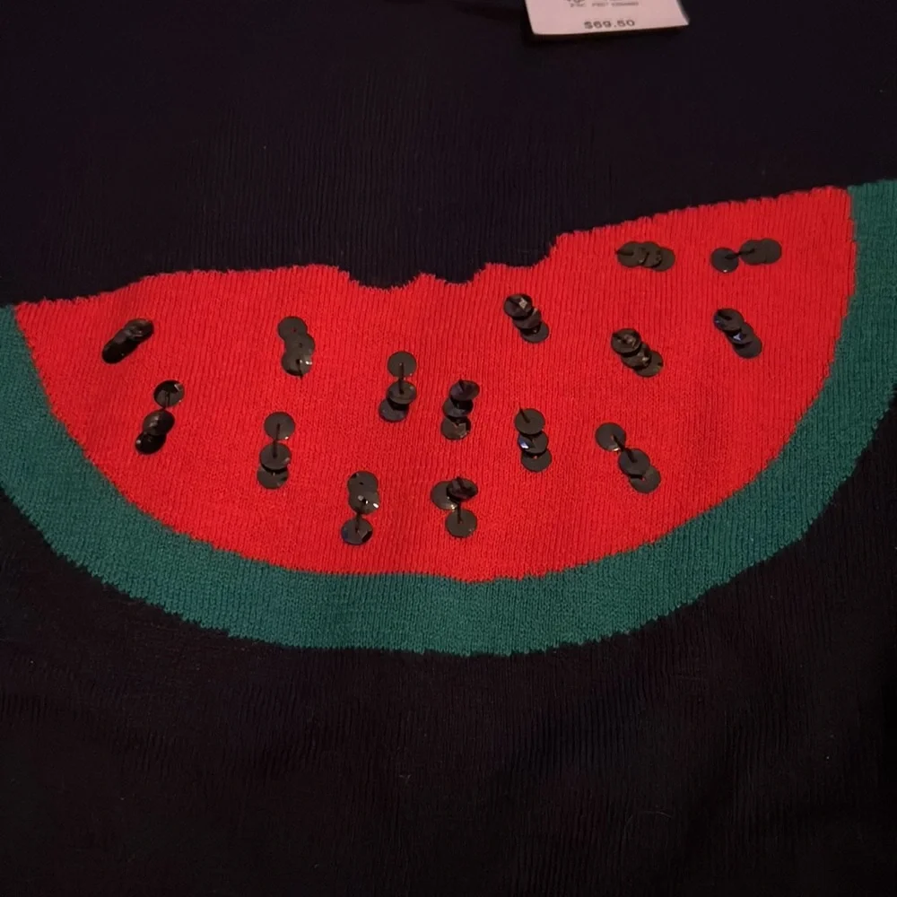 J. Crew watermelon sweater size xs.